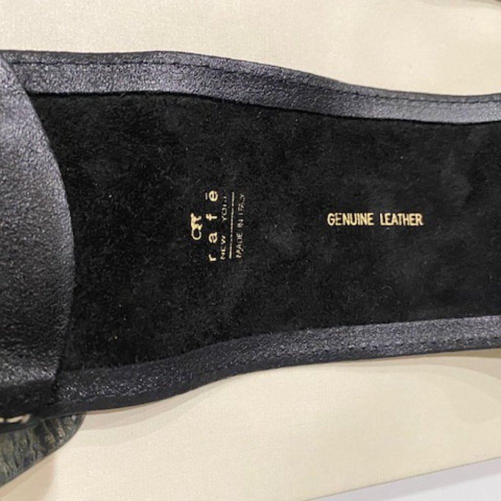 Rafe Leather Large Shell Belt Statement Piece - image 7